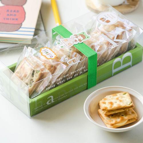 绿豆糕包装盒手提绿豆冰糕礼盒点心包装盒子烘焙食品透明pet盒